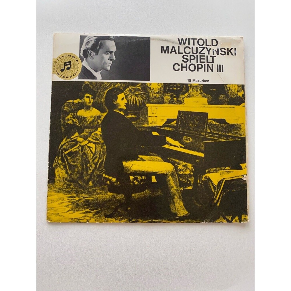 Witold Małcużyński Spielt Chopin III 15 Mazurken LP Columbią 80653 VG